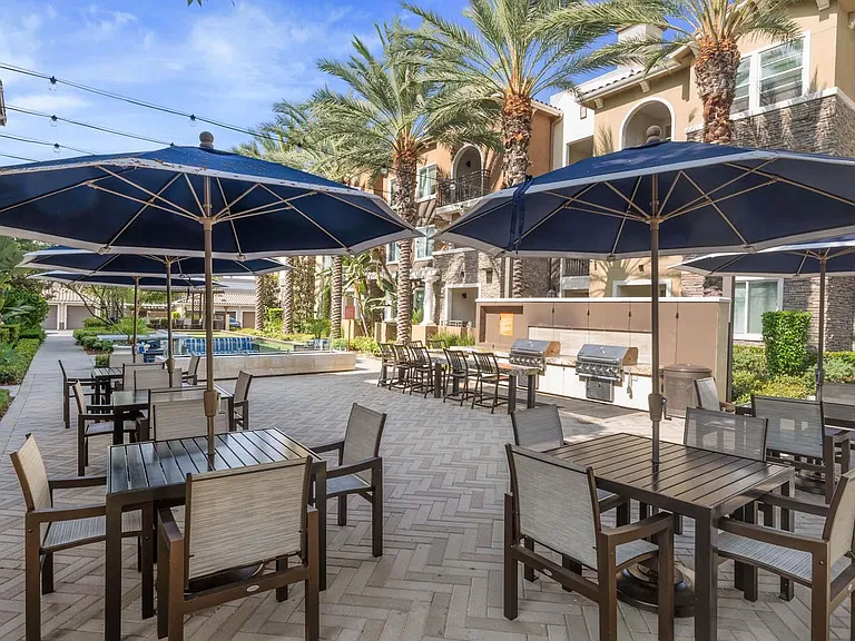 Step outside to the outdoor patio, where fresh air and good company come together.