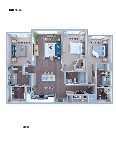 Floor plan C1