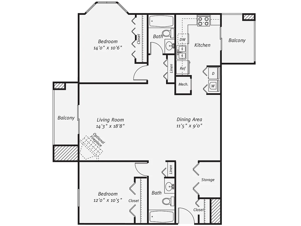 Floor plan B4-1162