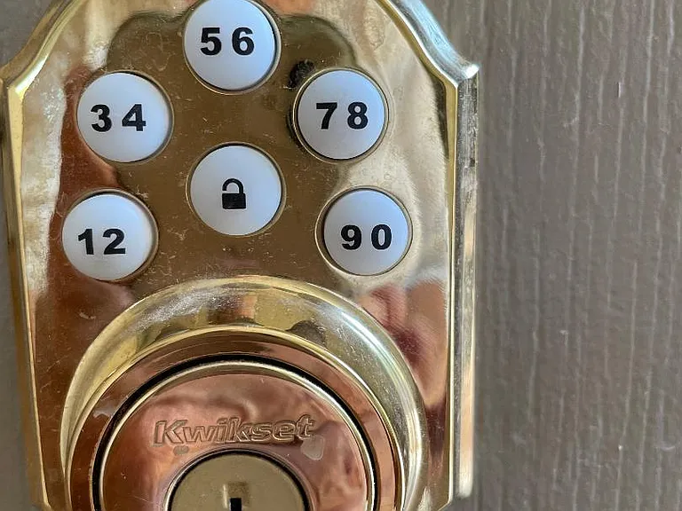 Front Door Lock w/o a key