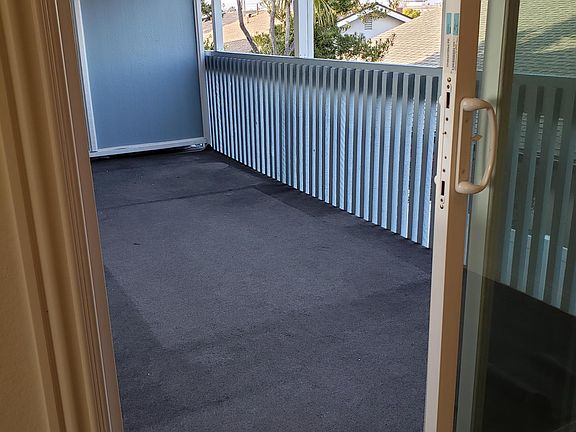 Upstairs patio