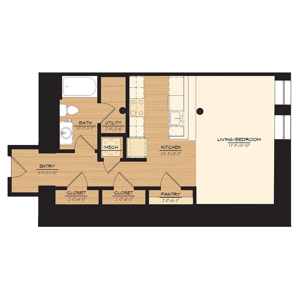 Floor plan THE BREWERY S2