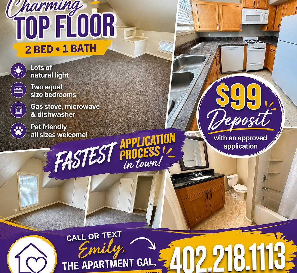 2 bed, 708 sqft, $899 — Photo 2