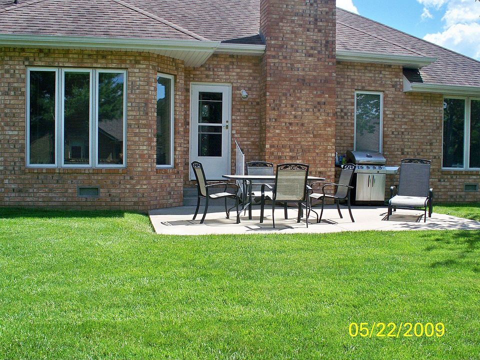 Rear view of home