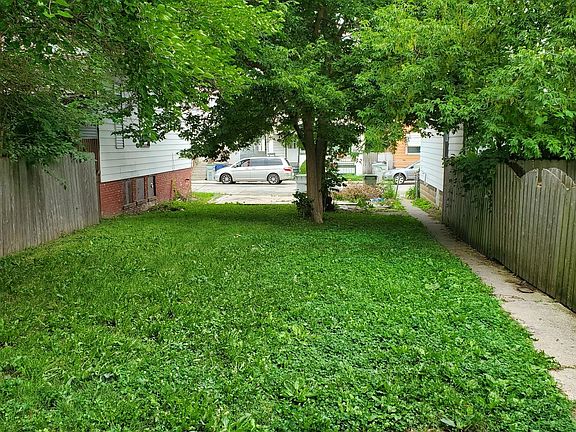 Back yard w/ parking
