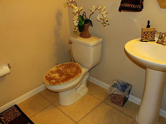 Downstairs Half bathroom is conveniently planed.