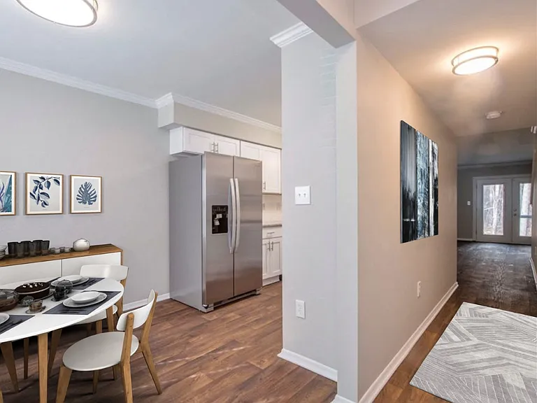 Bright Entryway in the Renovated Townhome
