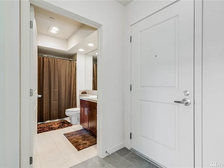 Bathroom next to main entrance