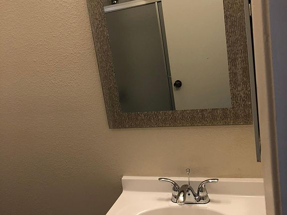 Bathroom vanity and mirror