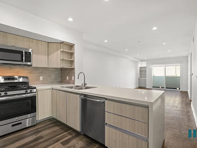 Open-Concept Kitchen with Countertop Bar