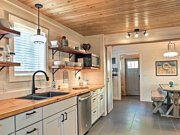 Kitchen Sink and Dining Area