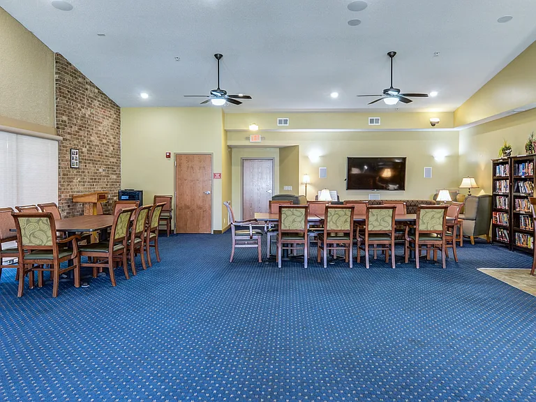 Large Community Room for activities and private events