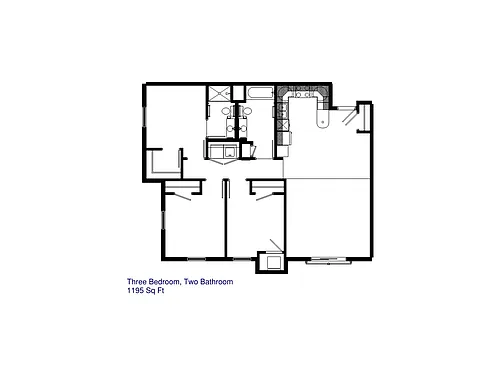 Floor plan 3 Bedrooms