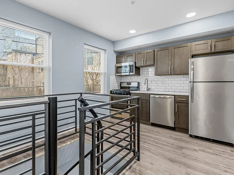 Kitchen and stairs to the lower level
