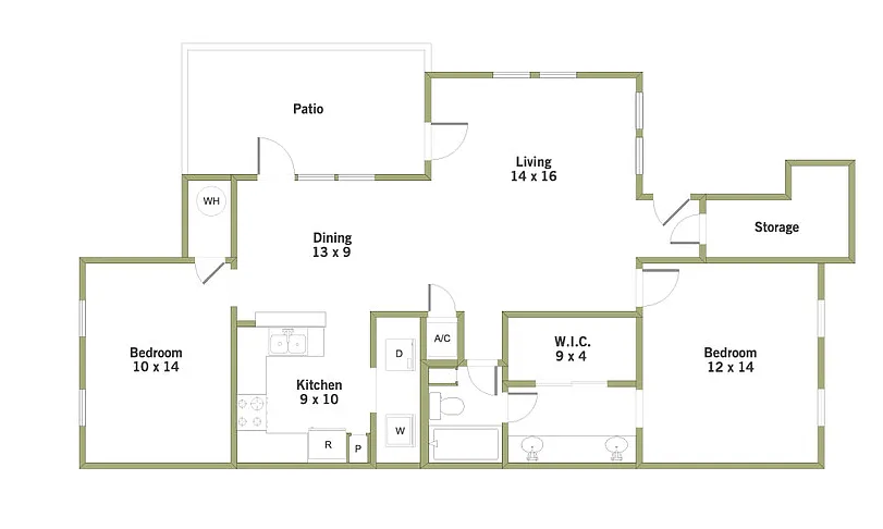 Floor plan B1