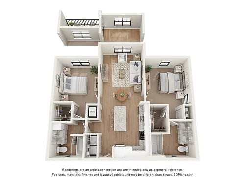 Floor plan The Candlewick