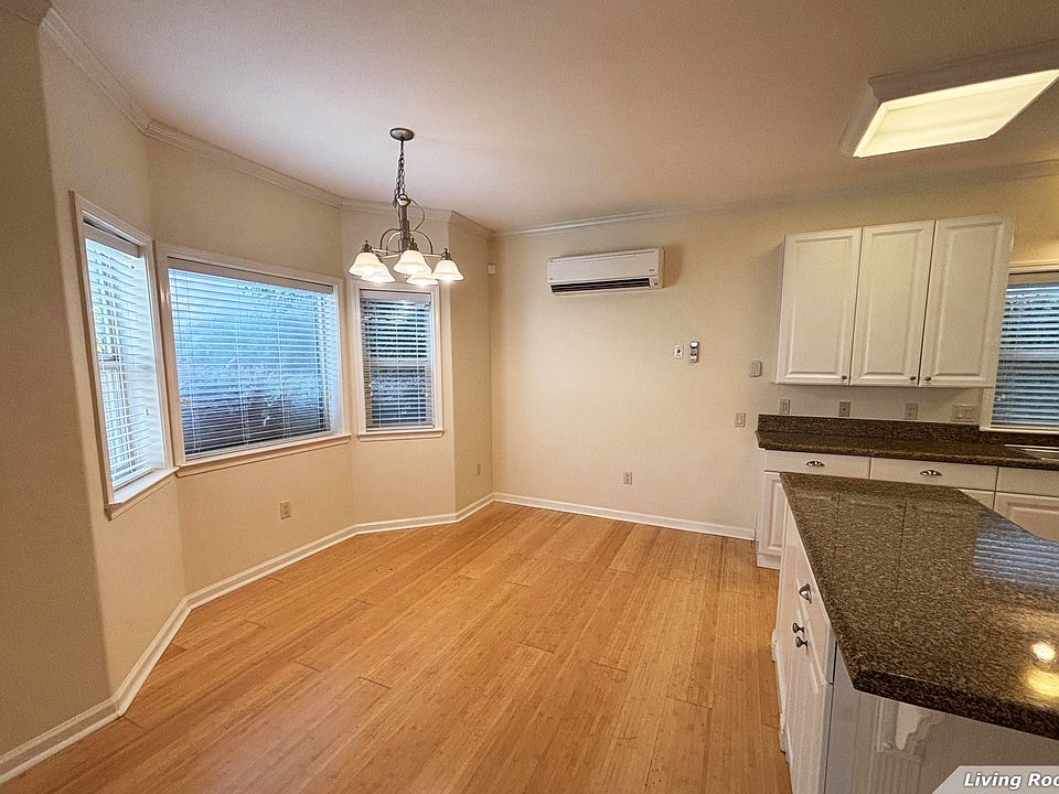 Living room and island