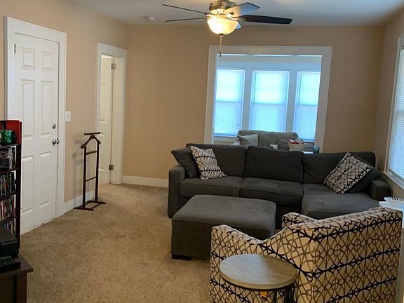 Living room Which leads Into sun porch