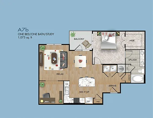 Floor plan A7b