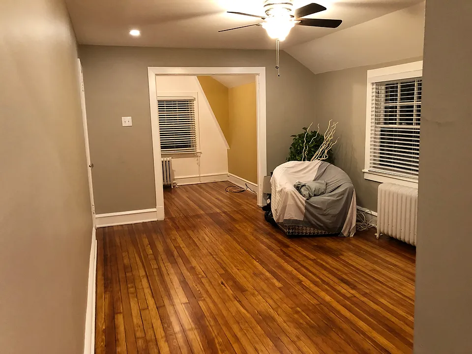 LR and front room. Note this is a photo of the third floor apt, same layout but 3rd floor is slightly smaller.