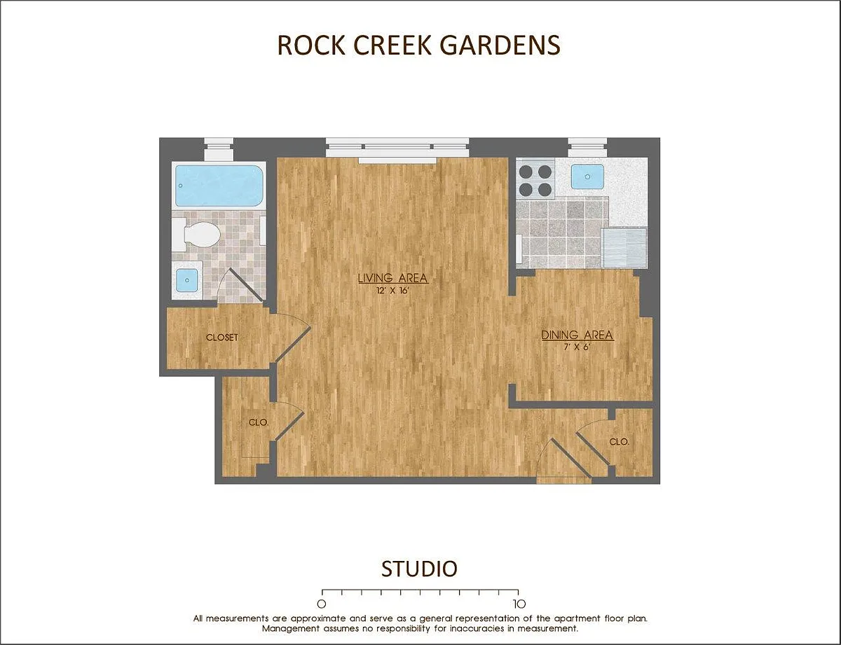 Floor plan Studio Small