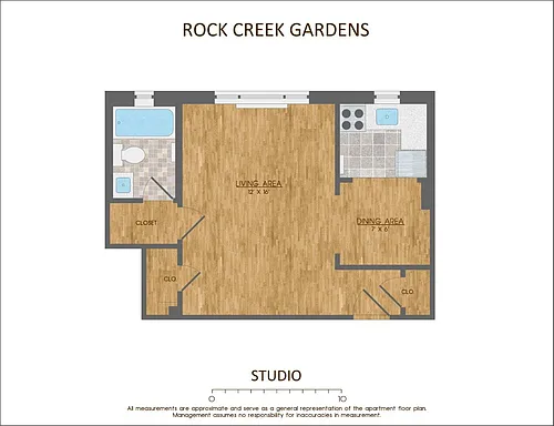 Floor plan Studio Small