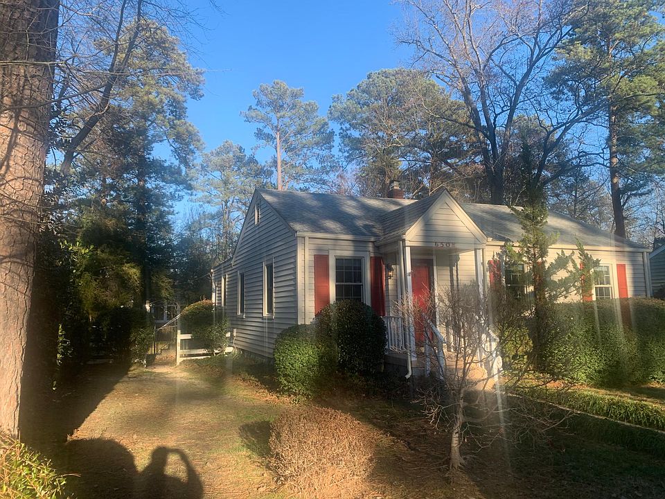 Front of house; front and left side yard