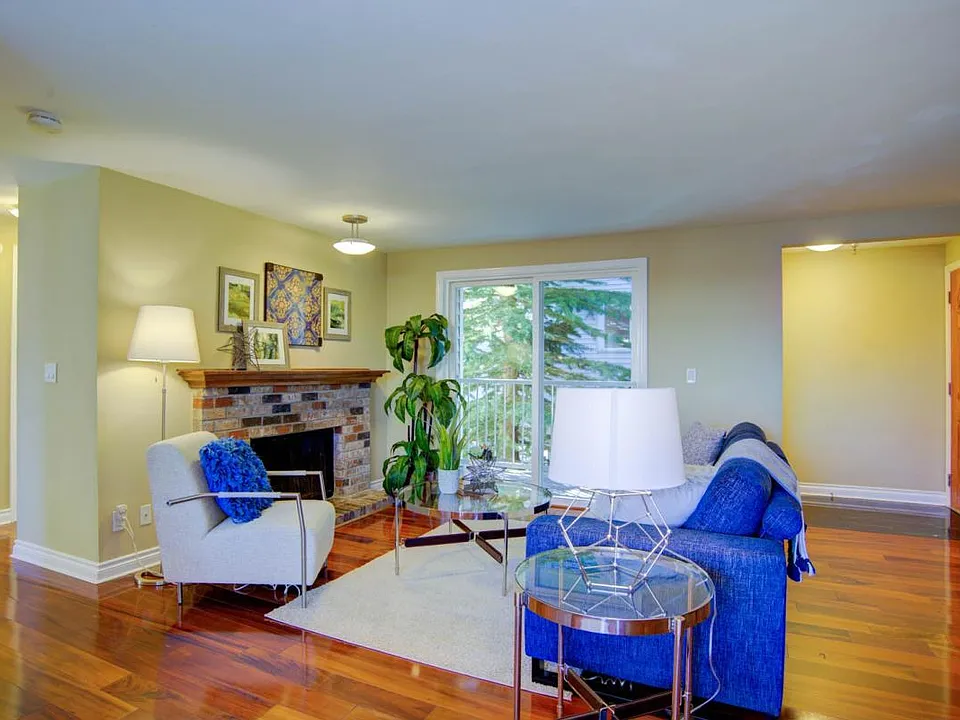 Spacious living room with easy access to balcony.