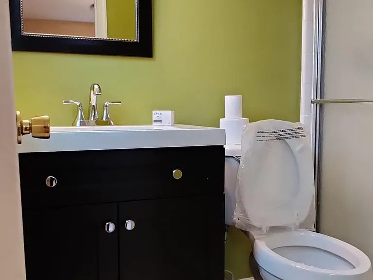 Upstairs Master bathroom