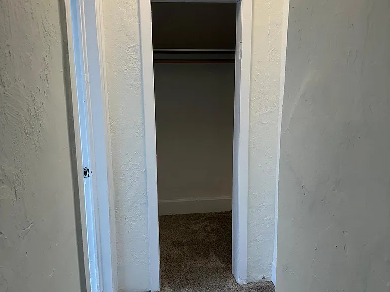 Alcove and closet leading to SE Corner Bedroom