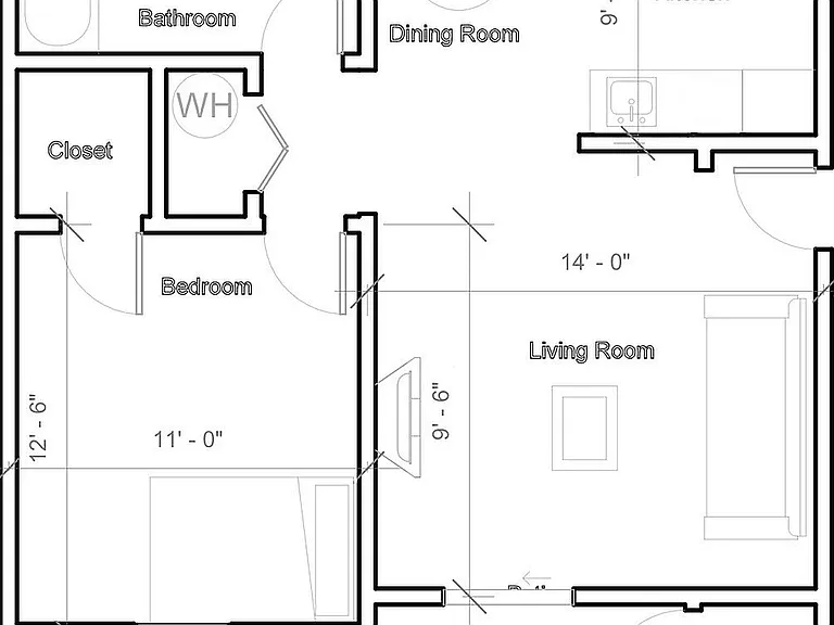 Emerald Downs 1 Bedroom (No Washer & Dryer) Emerald Downs 1 Bedroom (No Washer & Dryer)