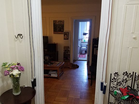 Looking towards bathroom from mudroom