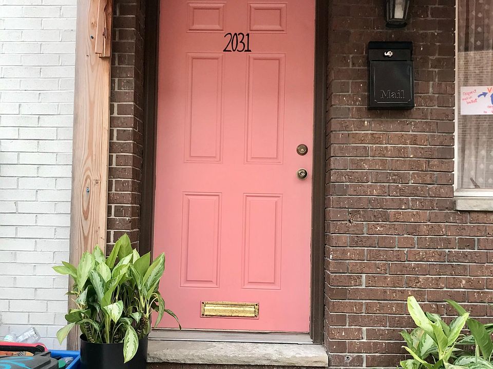 House with the pink door.