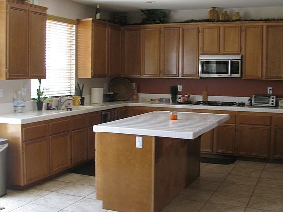 Kitchen with island