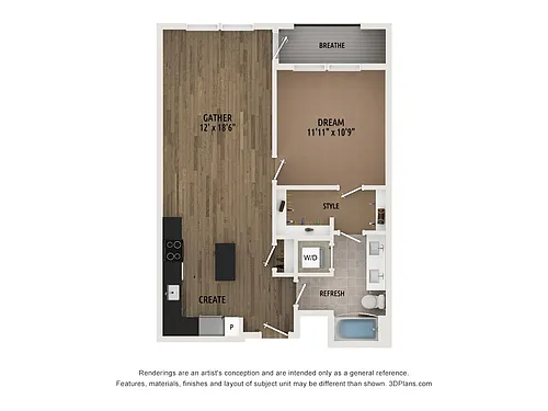 Floor plan A120