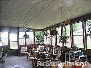 Enclosed Patio : This patio is HUGE! It Has a stove for cooking. No need to heat up the house!