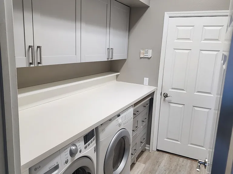 Laundry Room.
(Washer/Dryer Furnished.)