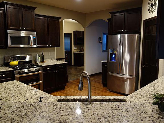 Kitchen view to back hall