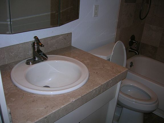 waterfall faucet with marble