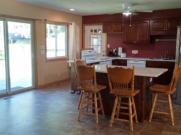 Looking out to back yard