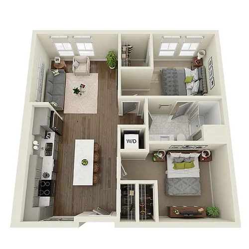 Floor plan Baker