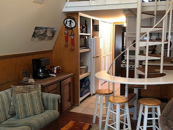 family room, island & loft