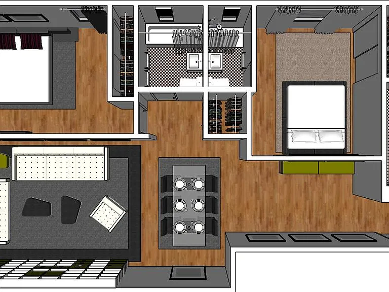 Floor Plan - 2 Bed 2 Bath
