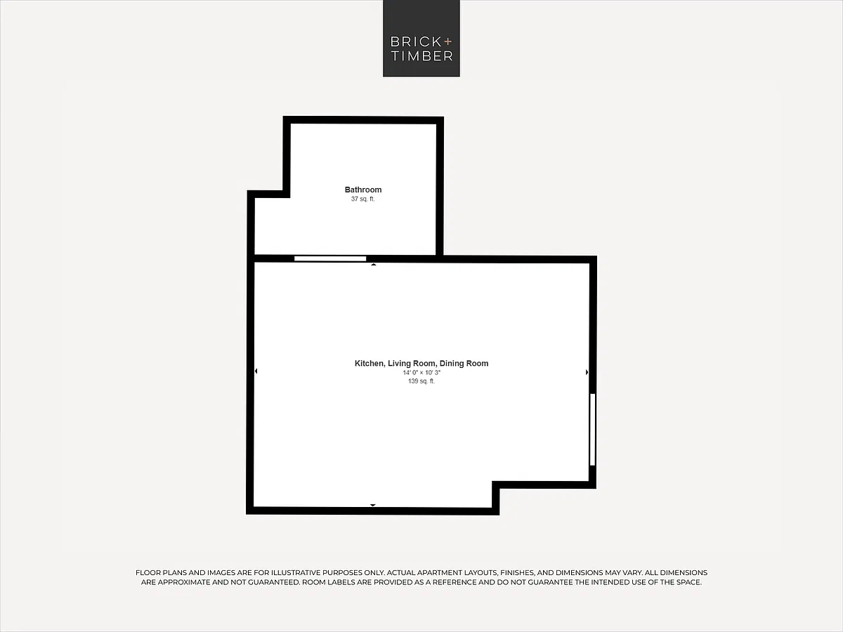 Floor plan Studio