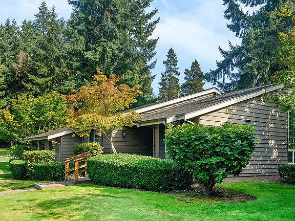 Private entry, peaceful setting.