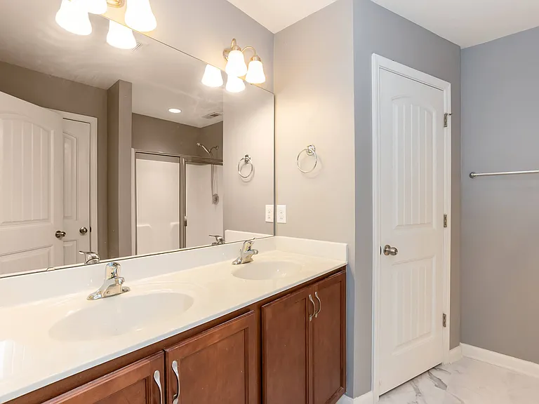 Owner's full bathroom with shower.