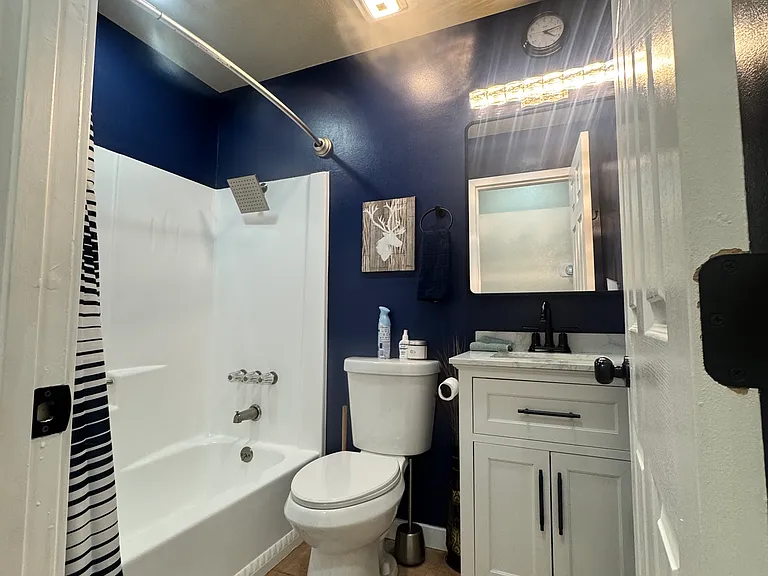 New Main full bathroom.