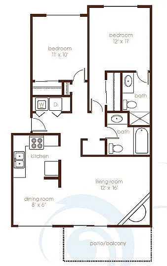 Floor plan 2X2