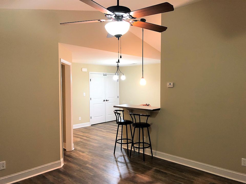Living Space with updated wood floors.
