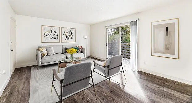 Bright, open living space with plenty of room to relax or entertain